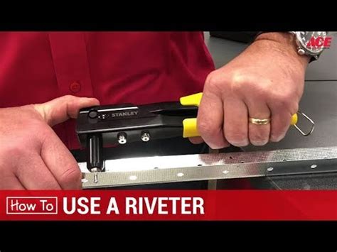 revitter|How To Use A Riveter or Rivet Gun .